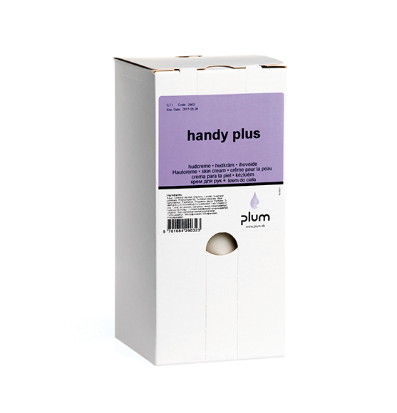Crème de soin des mains Plum-HANDY PLUS Bag-in-box de 0,7 l