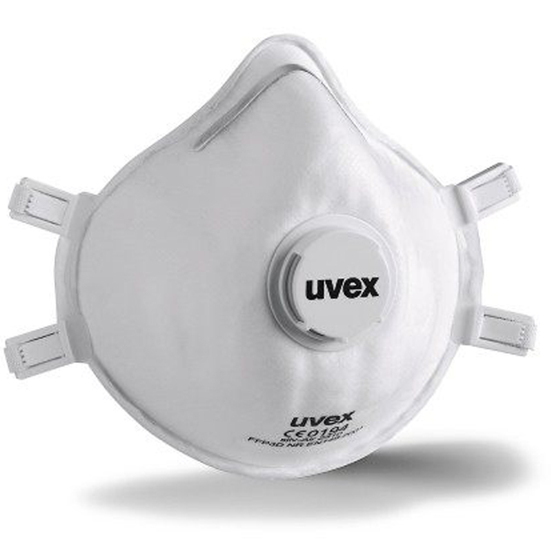 Masque coque de protection respiratoire FFP3 uvex silv-Air c 2312 15 pcs.