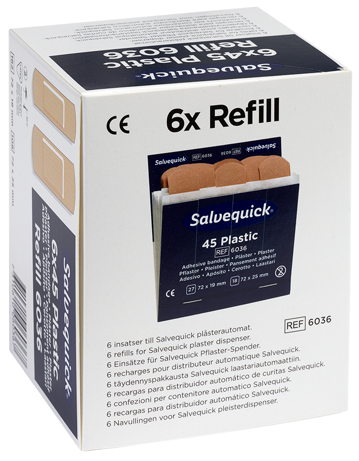 Salvequick Refill Plastikheftpflaster Nr. 6036