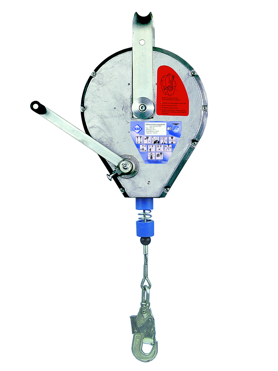 Antichutes à rappel automatique avec câble et dispositif de sauvetage 30m Antichutes à rappel automatique avec câble et dispositif de sauvetage 30m