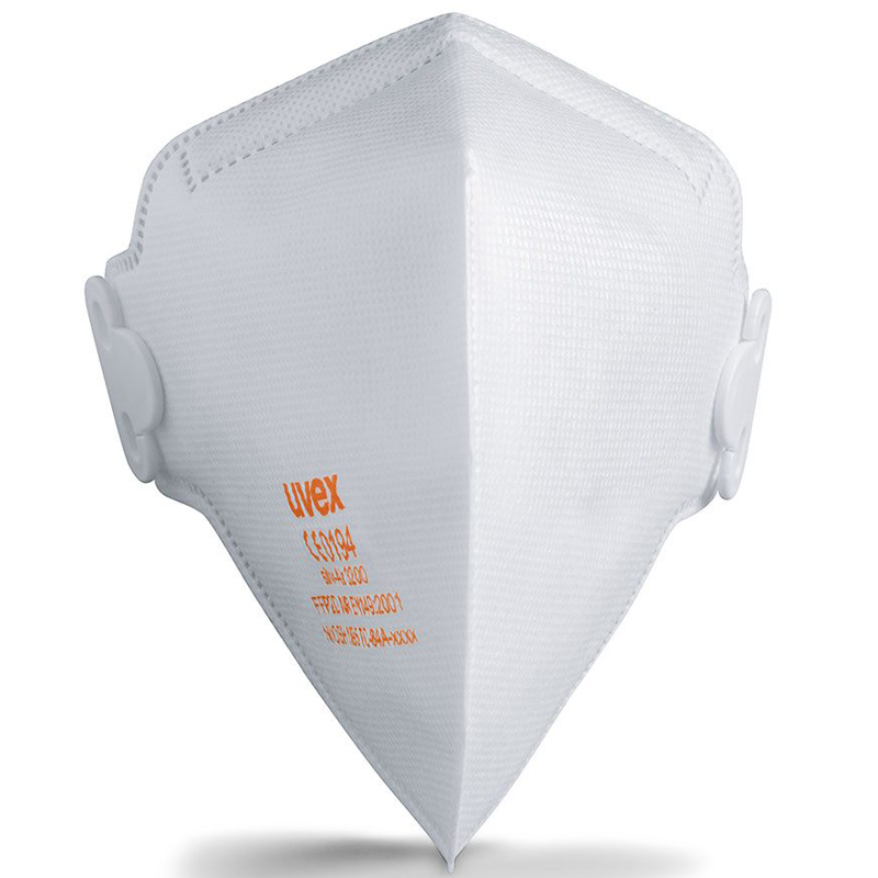 Masque pliable de protection respiratoire FFP2 uvex silv-Air c 3200 30 pcs.