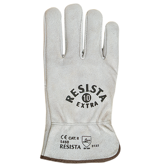 Gants de protection en cuir RESISTA-EXTRA SOFT grau Gr. 9 10 paires