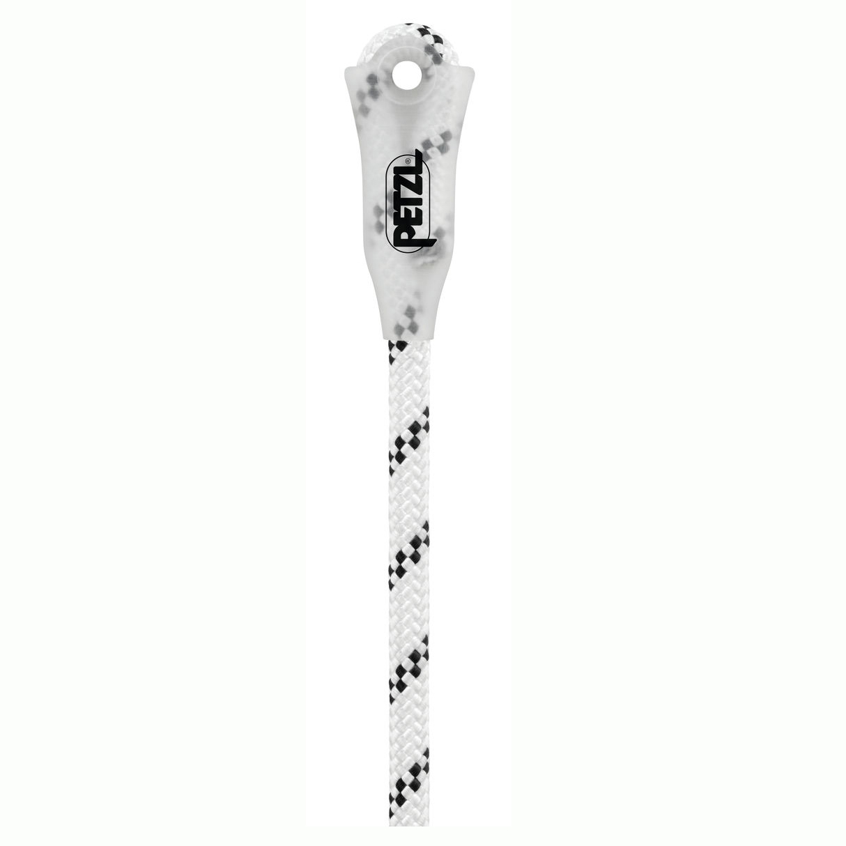Petzl Axis 11 mm corde semi-statique blanche avec terminaison cousue 30m Petzl Axis 11 mm corde semi-statique blanche avec terminaison cousue 30m