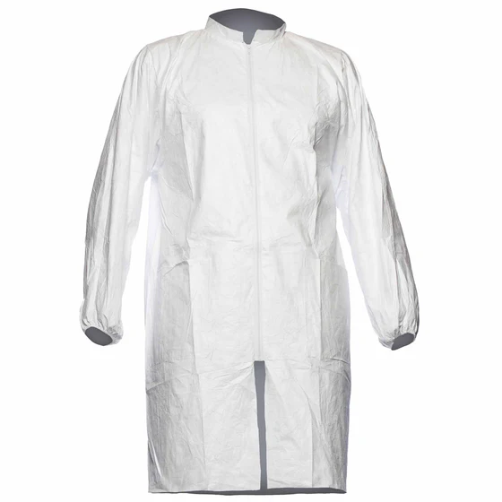 DuPont Tyvek PL309 Blouse de laboratoire fermeture éclair Taille L DuPont Tyvek PL309 Blouse de laboratoire fermeture éclair Taille L