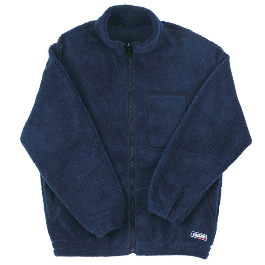 Veste de travail en fourrure de fibres polaire FRISKY bleu foncé Gr.XXL