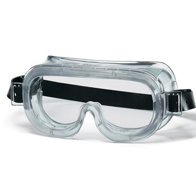 Lunettes de vision complète uvex 9405 gris gris transparent, avec bandeau en caoutchouc