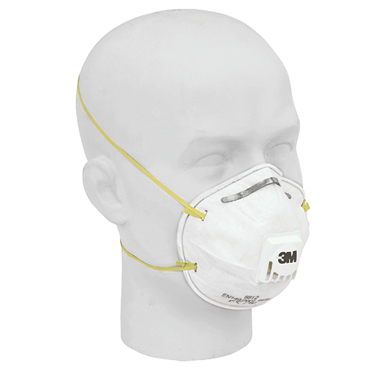 3M Masque de protection respiratoire 3M 8812 FFP1 avec valve d'expiration / boîte de 10 pièces