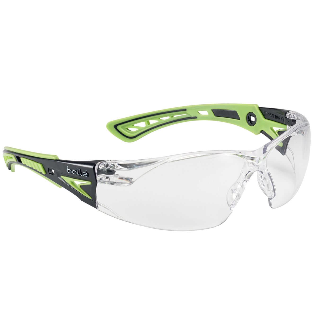 Bollé Rush+ PPSIB lunettes de protection noir/vert