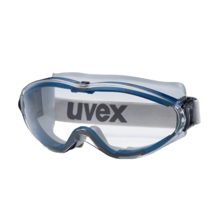Lunettes de protection panoramiques uvex ultrasonic bleu, gris