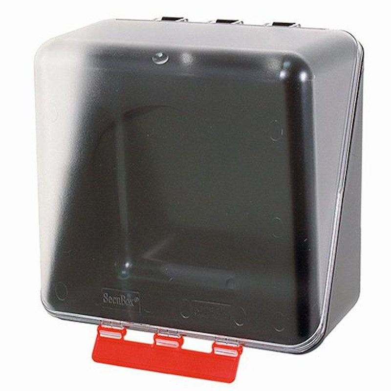 Gebra SecuBox Midi Boîte de rangement de sécurité neutre transparente Gebra SecuBox Midi Boîte de rangement de sécurité neutre transparente