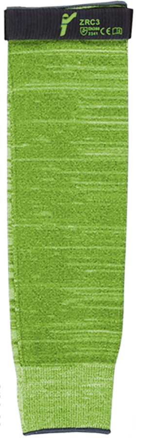 Manches résistant aux coupures ZRC 3 vert EN 388 (2341)