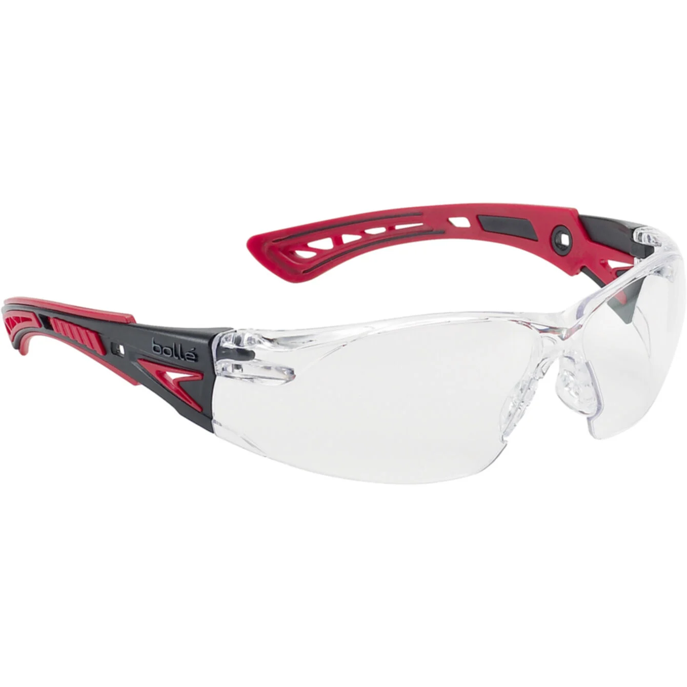 Bollé Rush+ PPSI Lunettes de protection noir/rouge