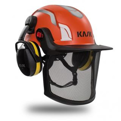 Combinaison de casque orange KASK ZENITH COMBO