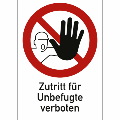 Schild «Zutritt verboten»