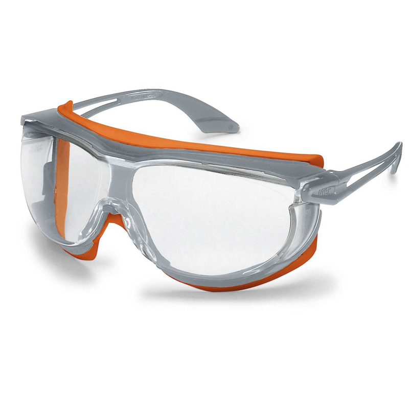 lunettes de protection panoramiques gris, orange