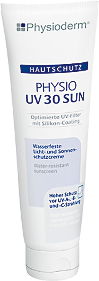 PHYSIO UV 30 SUN Hautschutzprodukte 100-ml-Tube.