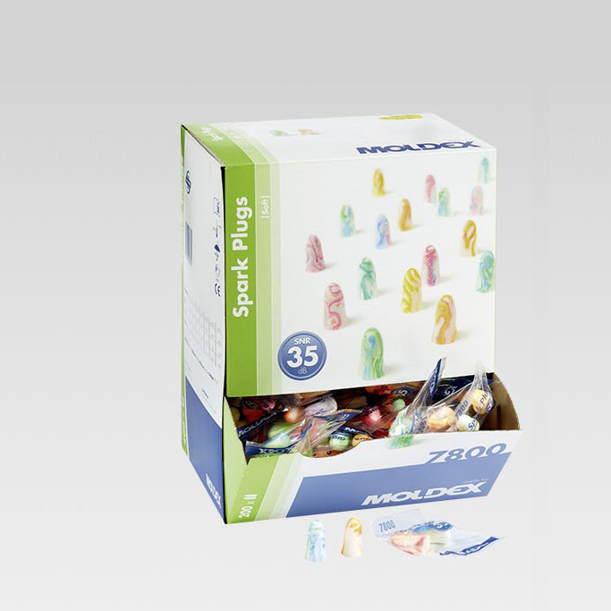 Tampons auricularies coniques SPARK PLUGS SOFT 7800 EN 352 CE Tampons auricularies coniques SPARK PLUGS SOFT 7800 EN 352 CE