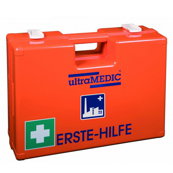 Erste-Hilfe-Koffer mit Spezialfüllung INDUSTRIESTÄTTEN DIN 13157 Plus