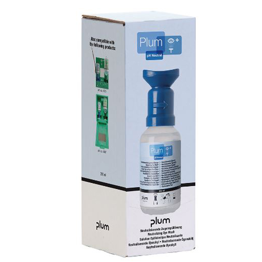 PLUM Rince-oeil, bouteille pH Neutral 200ml dans une boîte individuelle