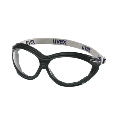 lunettes de temple uvex cybrique noir, avec bandeau