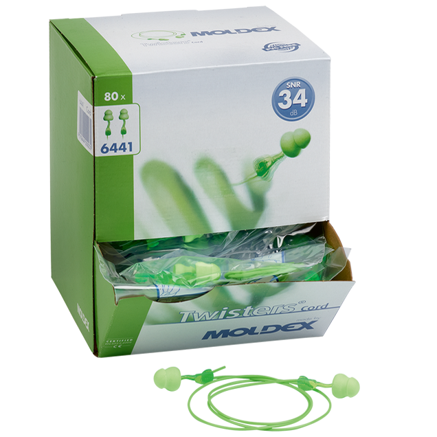 Bouchons d'oreille avec cordonTWISTERS 6441 EN 352 CE