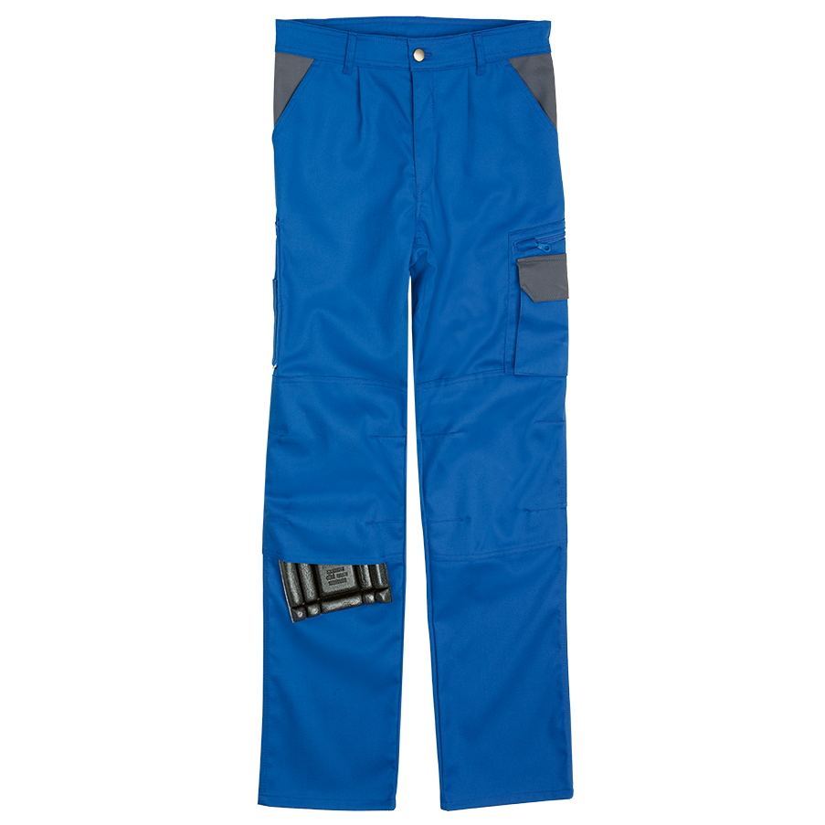 Bundhosen PROGRESSO-STRETCH blau  mit Kniepolstertaschen