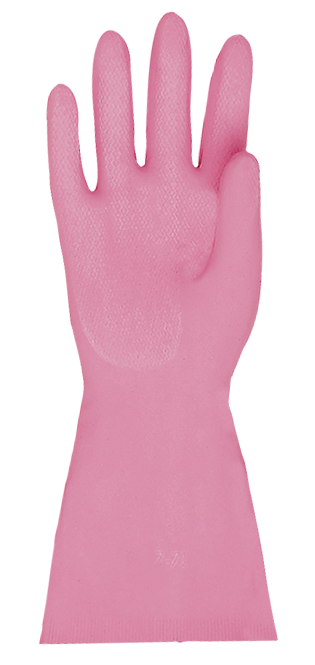 Schutzhandschuhe VITA 115 aus Naturlatex rosa Gr. 7