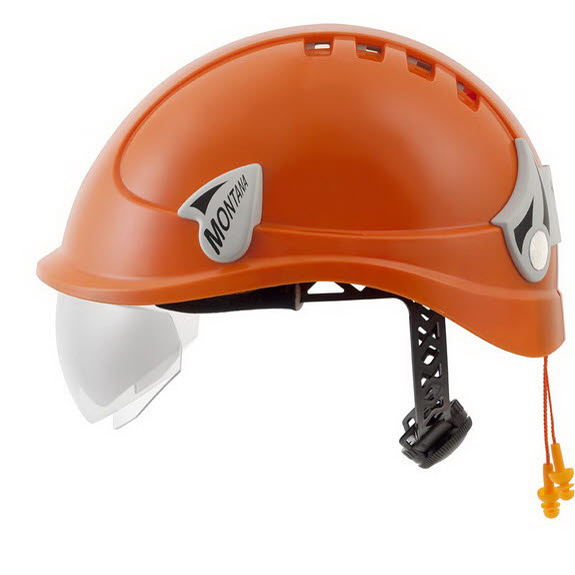 Casque MONTANA II PROFI ROTO avec Lunettes de sécurité clair, jaune Casque MONTANA II PROFI ROTO avec Lunettes de sécurité clair, jaune