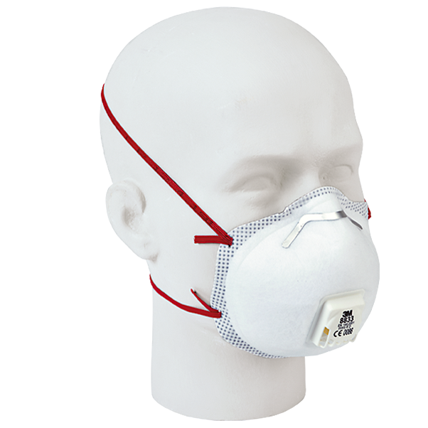 Masque antiparticules 3M 8833/FFP3  Masque antiparticules 3M 8833/FFP3