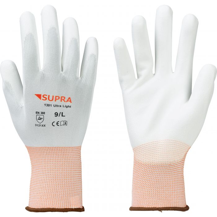 Gants Supra en maille fine 1301 Ultra Light taille 9/L