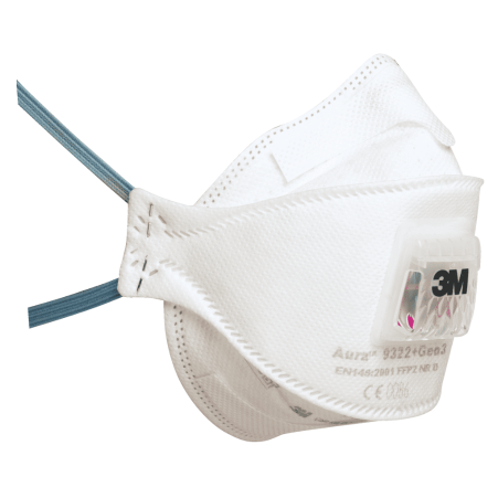 3M masque de particules pliant AURA 9322+ FFP2