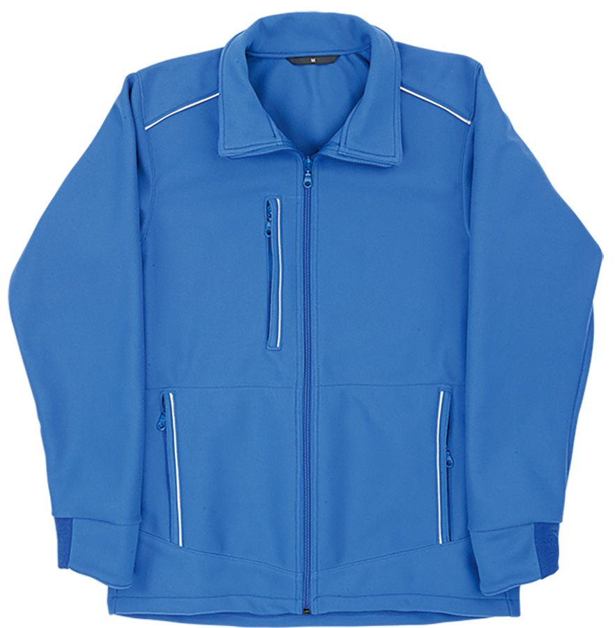 Climasoft Veste en thermovelours bleu corbeau  