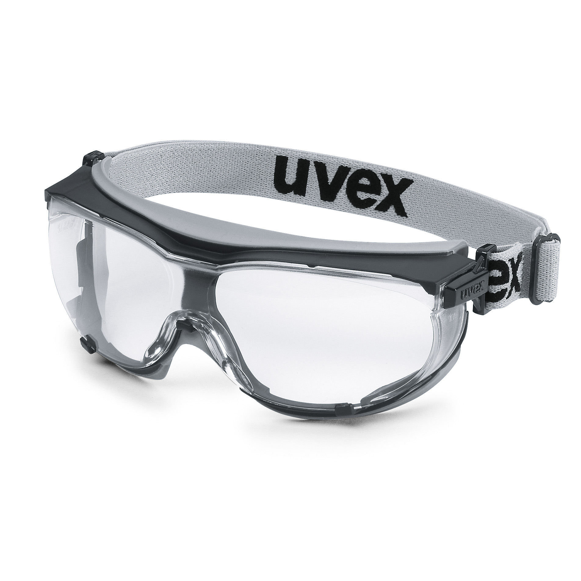 Vollsichtbrille uvex carbovision schwarz, grau