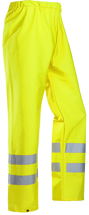Pantalon de pluie de sécurité FLEXOTHANE REFLEX jaune vif EN 20471, EN 343, CE