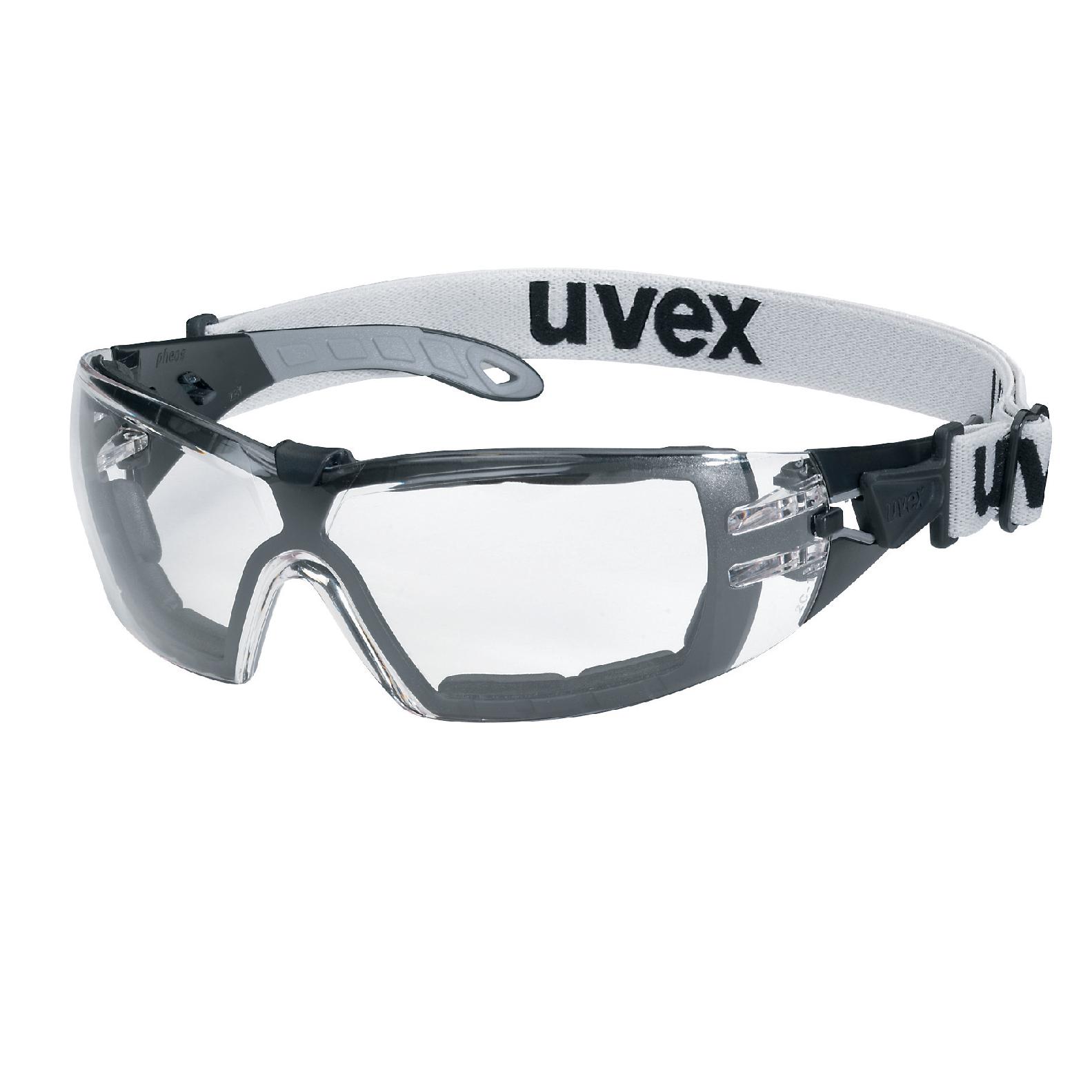 Uvex Pheos Guard S Bügelbrille schwarz/grau