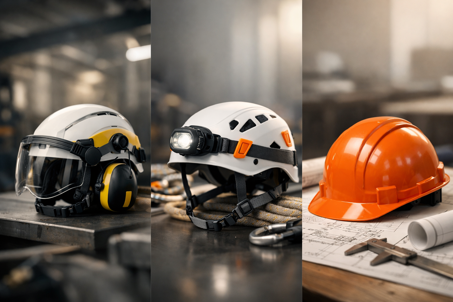 Verschiedene Helmmarken im  Vergleich