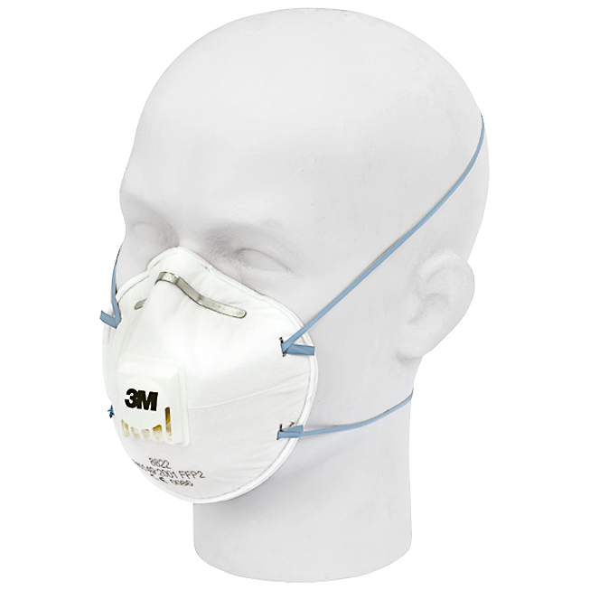 Masque antiparticules à usage unique 3M 8822/FFP2