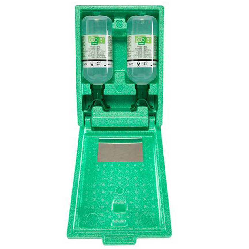 Plum Augenspülstation DUO mit 2 x 1000 ml Plum Augenspülung Plum Augenspülstation DUO mit 2 x 1000 ml Plum Augenspülung