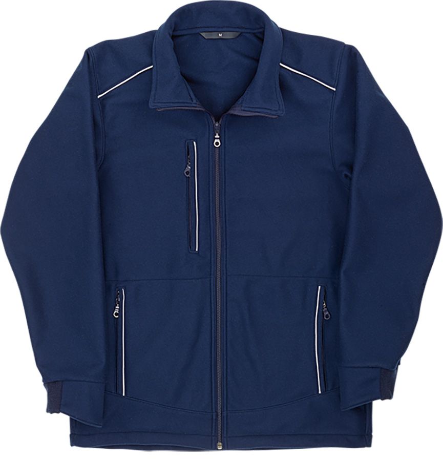 Climasoft Veste en thermovelours bleu foncé  Climasoft Veste en thermovelours bleu foncé
