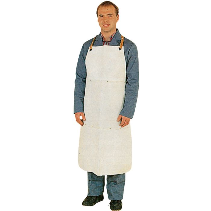Tablier de travail Resista en cuir croûte de bovin avec renforts Tablier de travail Resista en cuir croûte de bovin avec renforts