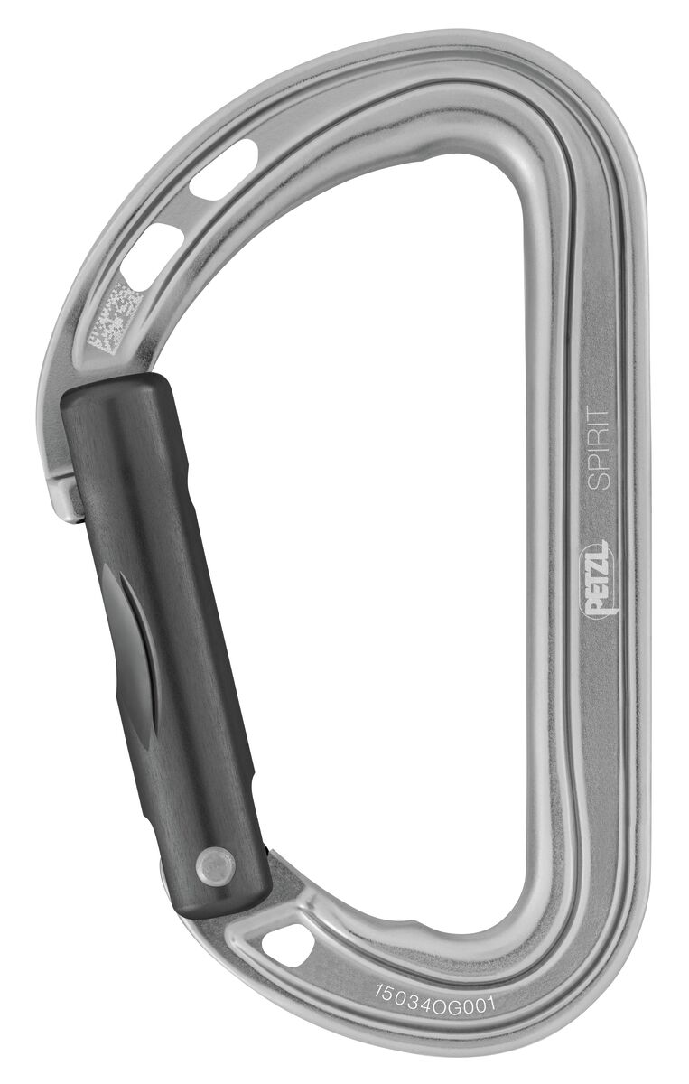 Petzl Spirit Mousqueton pour l'escalade sportive droit Petzl Spirit Mousqueton pour l'escalade sportive droit