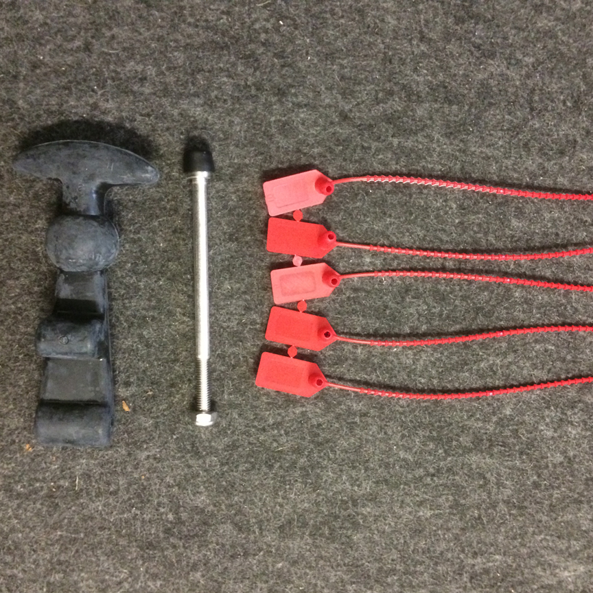 Gummiverschluss mit Schraube für Art. 116001 & 117001