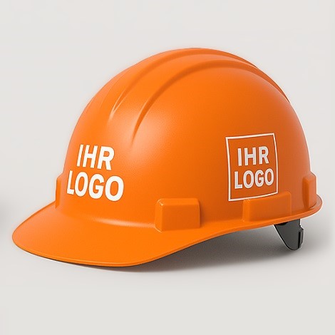 Helm mit Logo Druck seitlich