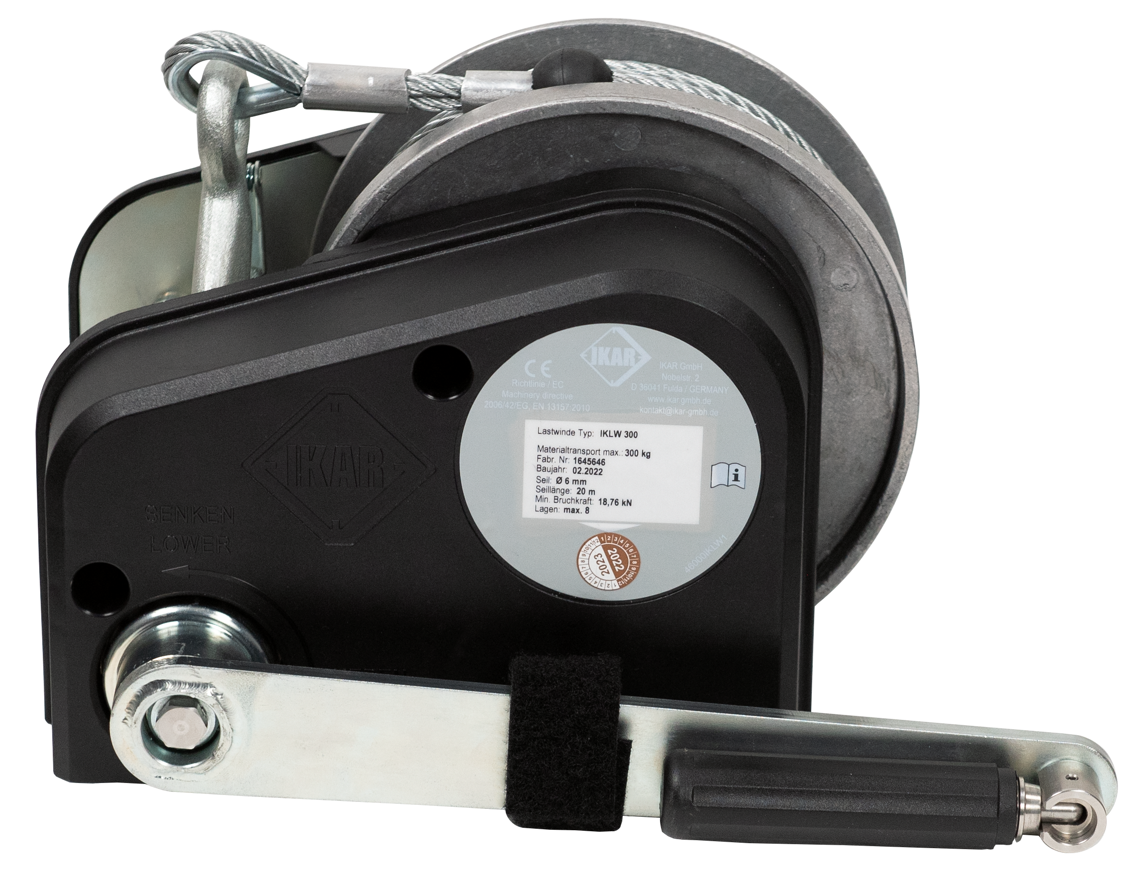 Treuil Câble acier zingué 20m Treuil Câble acier zingué 20m