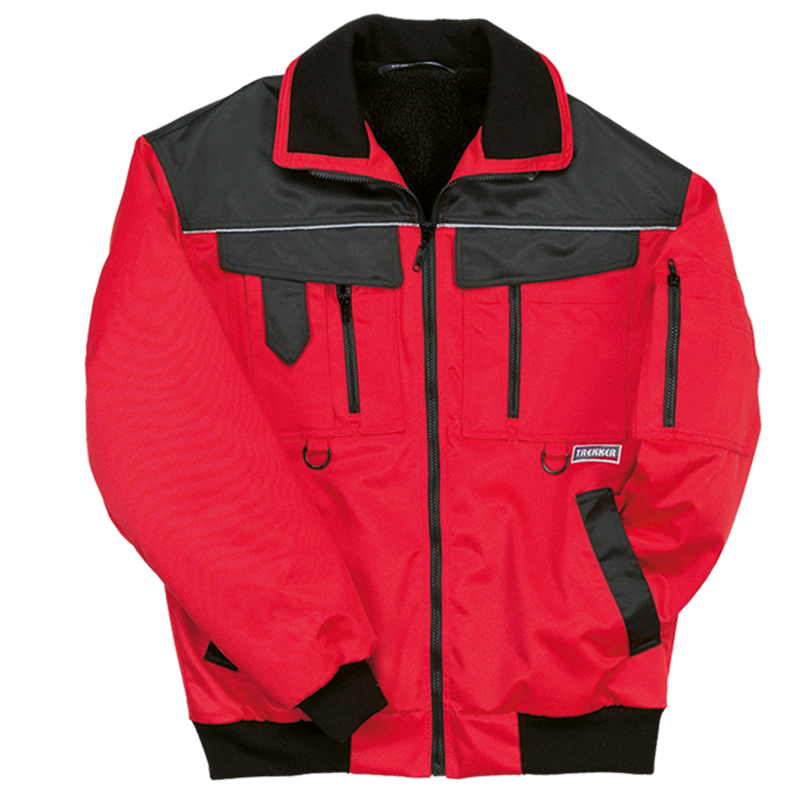 Veste de travail TREKKER rouge/noir Gr.XL Veste de travail TREKKER rouge/noir Gr.XL