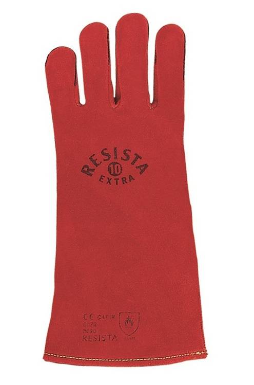 Gants pour soudeurs RESISTA EXTRA rouge brun, 10/XL