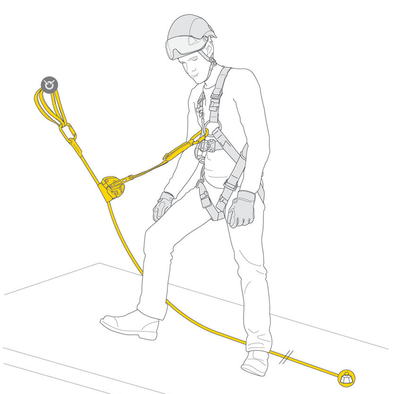 Petzl Asap Lock Vertical Lifeline Ligne de vie Set Petzl Asap Lock Vertical Lifeline Ligne de vie Set