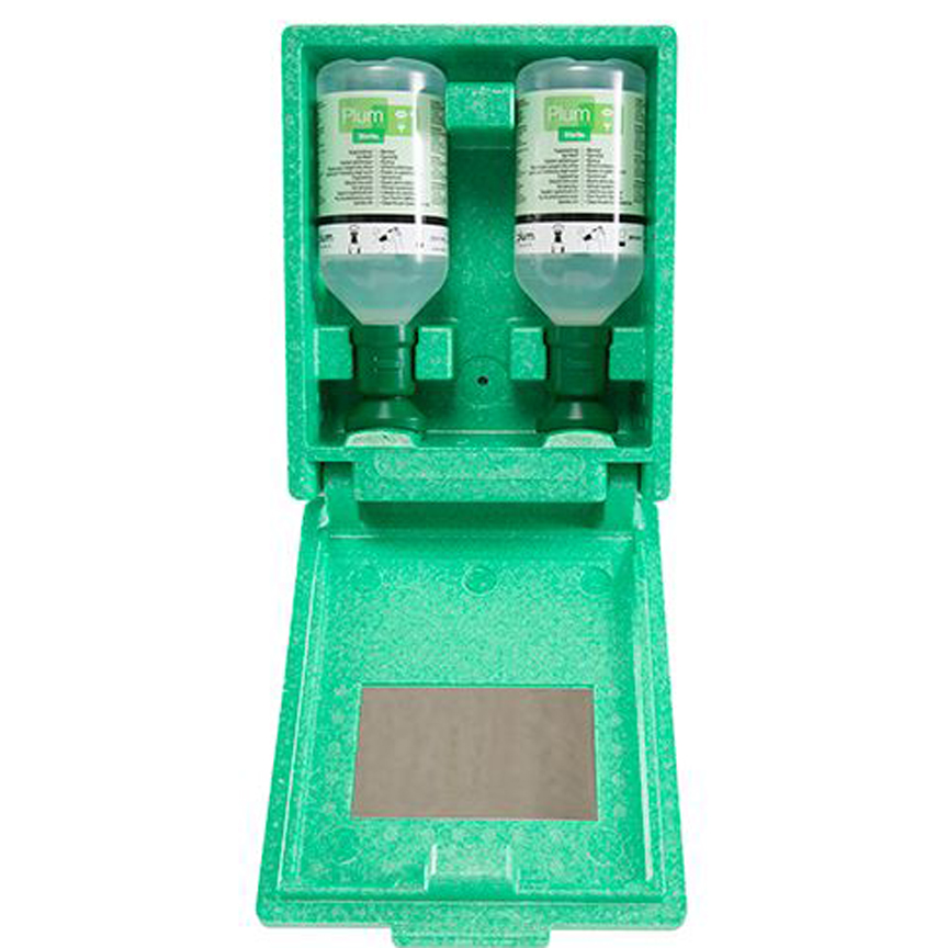 Plum Augenspülstation in Wandbox mit 2 x 500 ml Plum Augenspülung Plum Augenspülstation in Wandbox mit 2 x 500 ml Plum Augenspülung