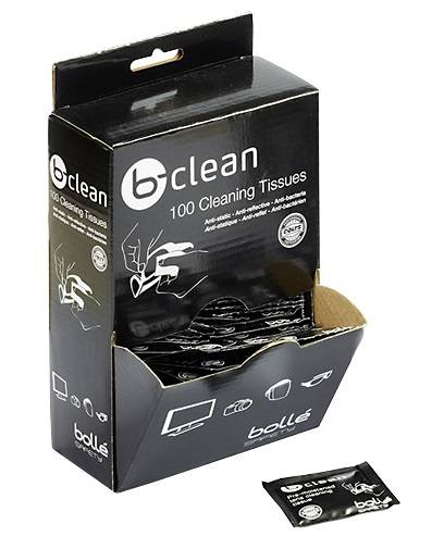 Bollé b-clean Lingettes nettoyantes pour lunettesen distributeur mural