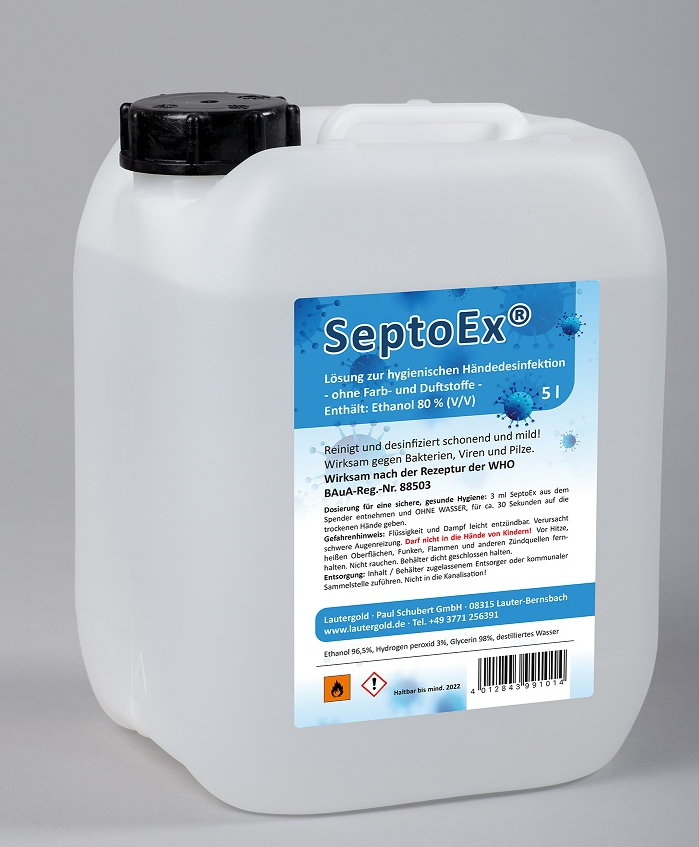 Désinfectant Septo EX 5 L Désinfectant Septo EX 5 L